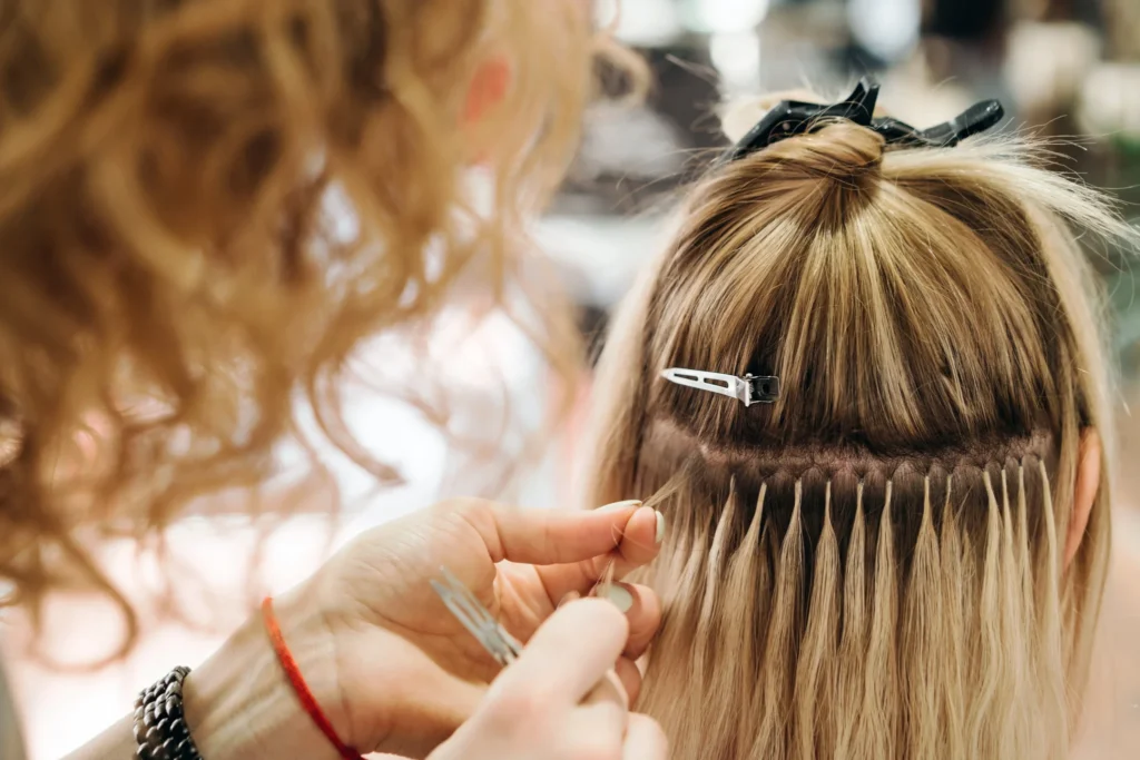 Keratin Extensions by Anna Vouzouneraki