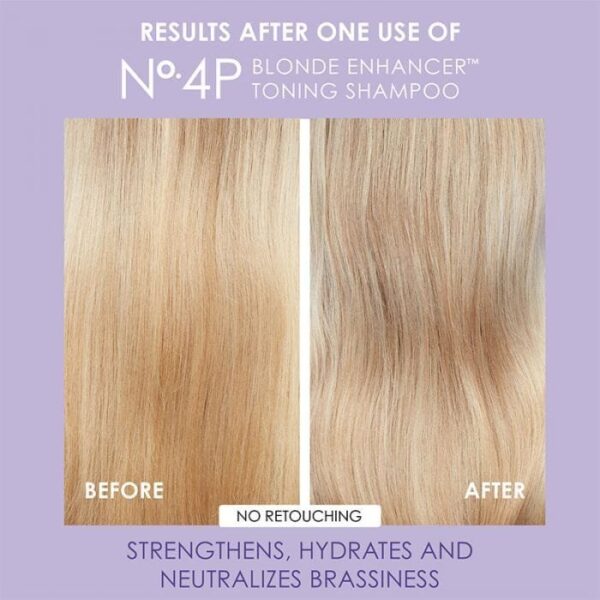 Olaplex No.4P Blonde Enhancer Toning Shampoo - Image 5