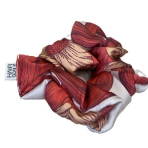 Coral Beauty Scrunchie