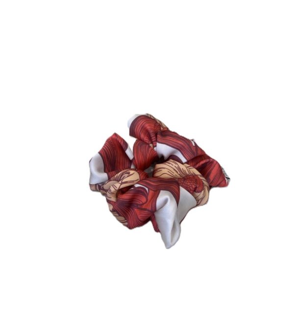 Coral Beauty Scrunchie - Image 2