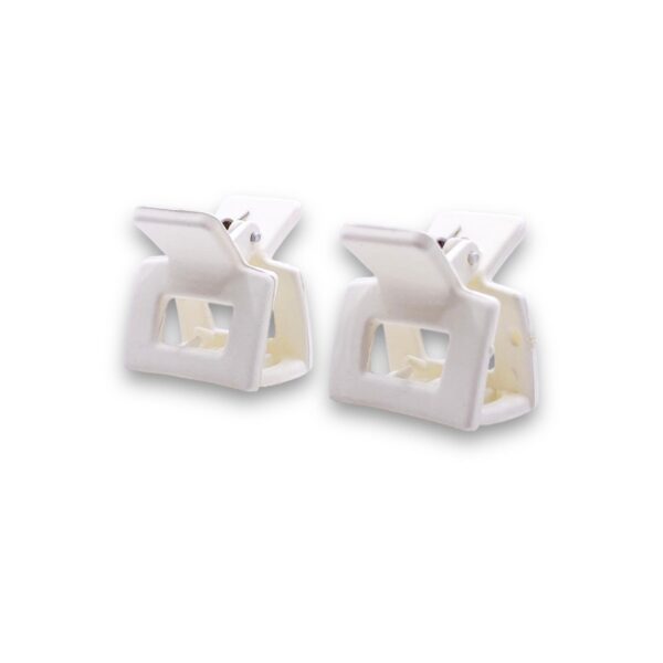 White Mini Clips - Image 2
