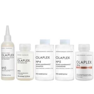 Olaplex Bond Maintenance Hair Treatment Set (No.0 155ml, No.3 100ml, No.4 250ml, No.5 250ml, No.6 100ml)