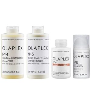 Olaplex Restore Kit (No4 250ml, No5 250ml, No6 100ml, No8 100ml)
